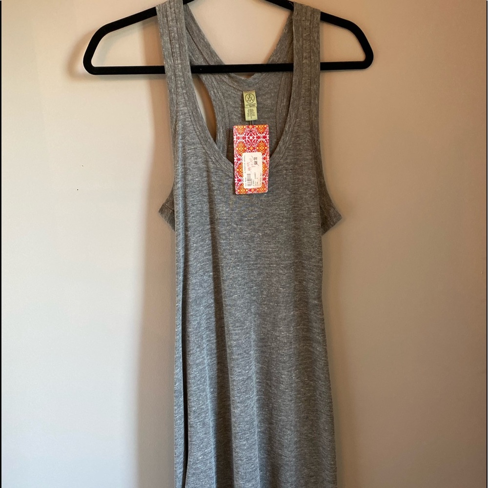 Grey dress from alternative earth